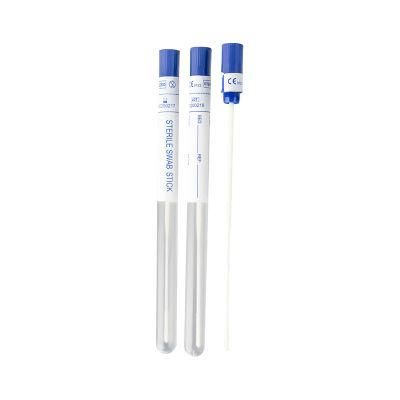 Medical Disposable Virus Sample Collection Swab Sterile Female Swab Nasal Flocking Swab with Tube