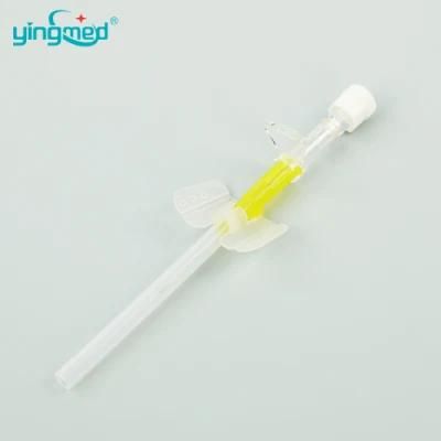 Disposable Hospital CE FDA with Wing Sample Port Medical IV Cannula