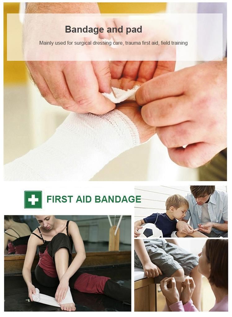 First Aid Sterile Conforming Gauze Roll Bandage