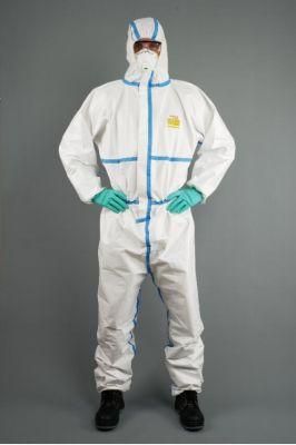 Medical Non-Woven PPE Industrial Chemical Protective Disposable Safety Clothing for Work Protection