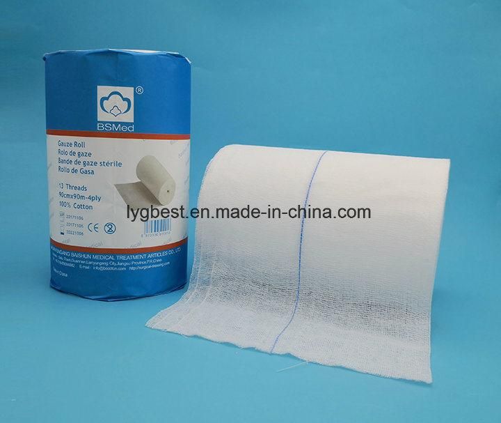 Medical Absorbent Gauze Roll and Pillow Roll for Hospital Use