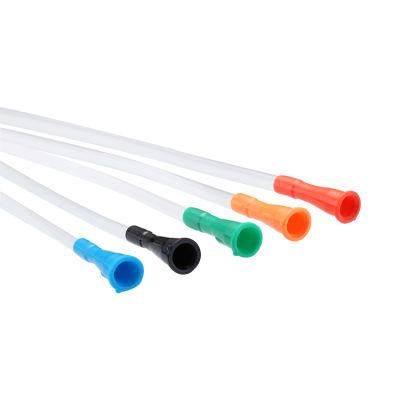 Hospital Fr6-Fr24 Disposable PVC Nelaton Catheter