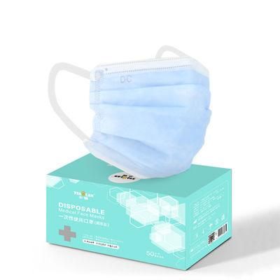 Disposable Non-Woven Type Iir Surgical Mask with Earloop 4 Layers