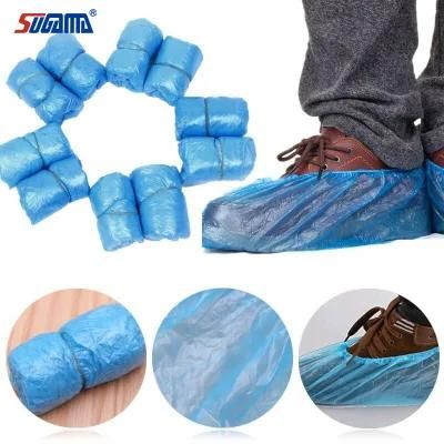Disposable Anti-Skid Plastic &amp; Non-Woven Fabric Durable Shoe Cover Factory Direct