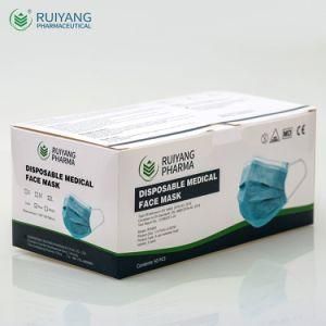 Medical Mask Manufacturer CE Anti-Virus 50 Pieces Pack Safe Breathable Medical Face Mask