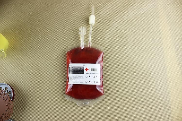 PVC Infusion Bag, Transparent Blood Bag, Beverage Bag, Juice Drink Bag, Milk Bar, Beer Bag, Special Bag, Halloween Blood Bag