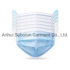 Disposable 3 Ply Breathable Non-Woven with Earloop Medical Surgical Face Mask