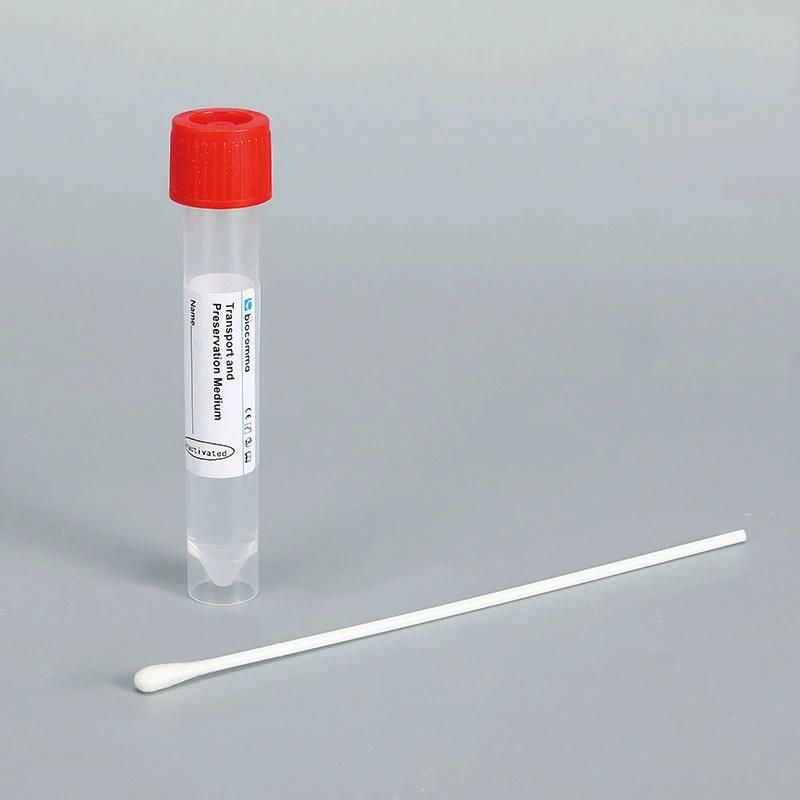 Virus Delivery Medium Vtm Kit & Nasopharyngeal Swab Vtm CE ISO