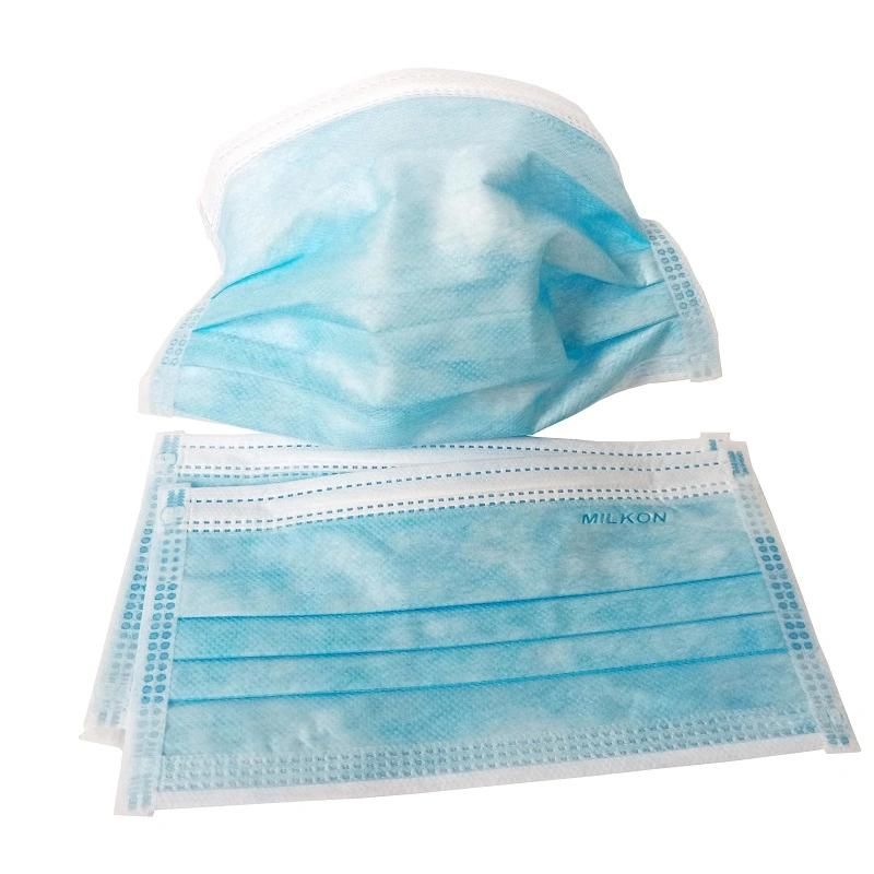 Disposable 3-Ply Non-Woven Medical Surgical Face Mask with Ear Loop