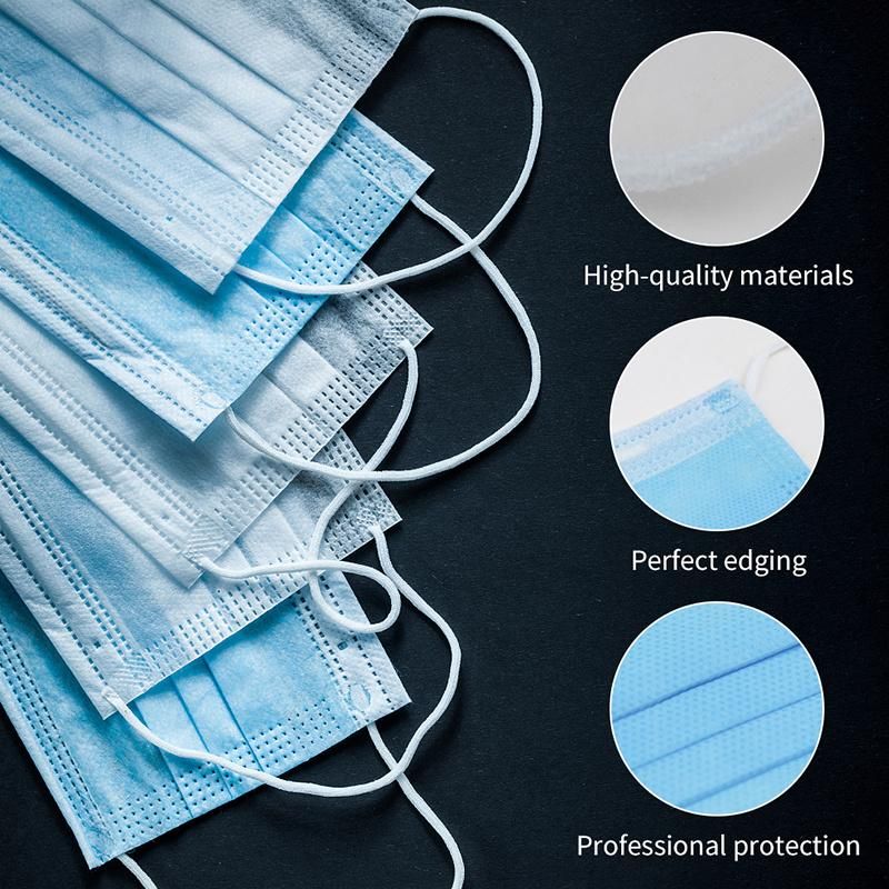 3 Ply Disposable Non-Woven Medical Face Mask