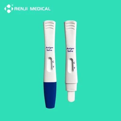 2021 New CE Approved Antigen Rapid Test Kit Lollipop Style Antigen Saliva Test Kit