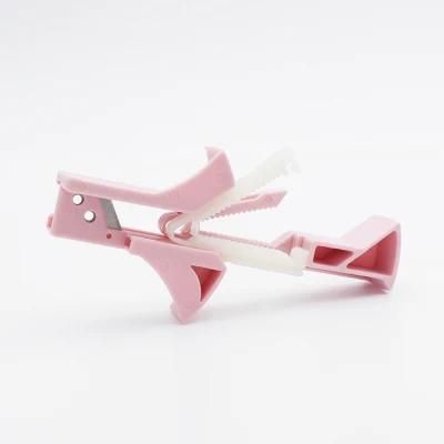 Medical Sterile Disposable Plastic Piglet Lamb Veterinary Umbilical Cord Clamp Cutter