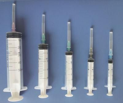 1ml 3ml 5ml 10ml 20ml 30ml 50ml 60ml Hypodermic Disposable Syringe with Needle Manufacturer