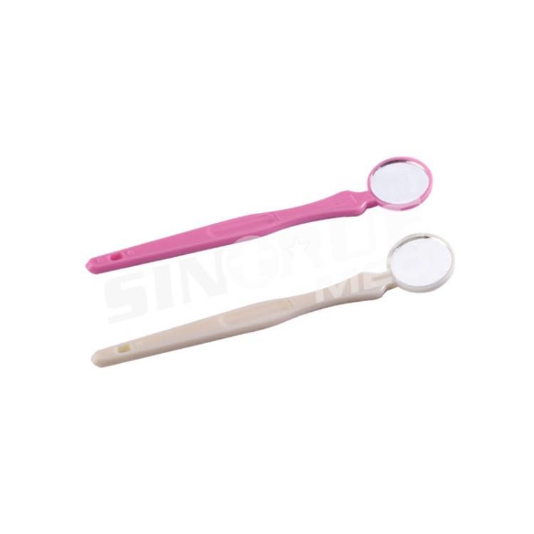 Single Bulk Glass Disposable Dental Mirror
