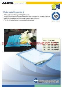 40X60cm Underpad with Sap and PE Backsheet for Medical Use
