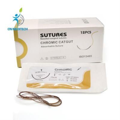 Absorbable Chromic Catgut Suture for Surgical Use