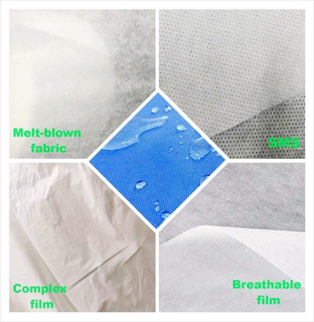 Nonwoven PP/SMS/Microporous Fabric for Disposable Coverall