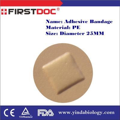 High Quality OEM Diameter 25mm PE Material Skin Color Adhesive Bandages