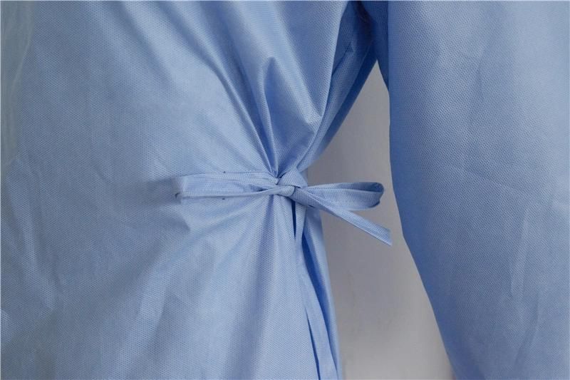 Hot Selling SMS Disposable Surgical Gown Protection Isolation Gown