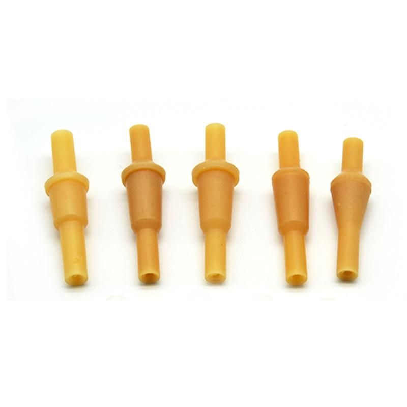 Medical Natural Isoprene Customized Rubber Tube Bulb Connector for Infusion and Transfusion Set