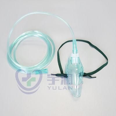 Disposable Oxygen Face Mask for Adult with Tubing