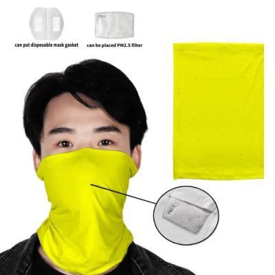 Men Women&prime;s Turban Magic Scarf Outdoor Sports Bicycle Riding Headband Bike Cycling Neck Tube Warmer Bandanas Face Mask KN95/FFP2