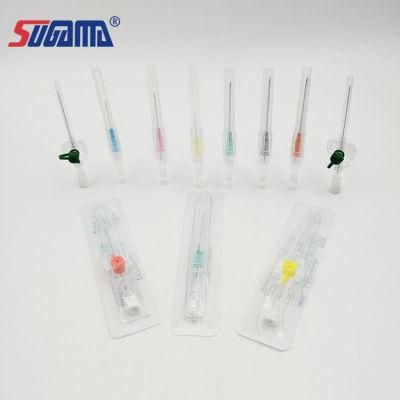Medical Disposable IV Cannula Butterfly Type IV Catheter 24G with Wing Injection Port IV Catheter Manufacturer