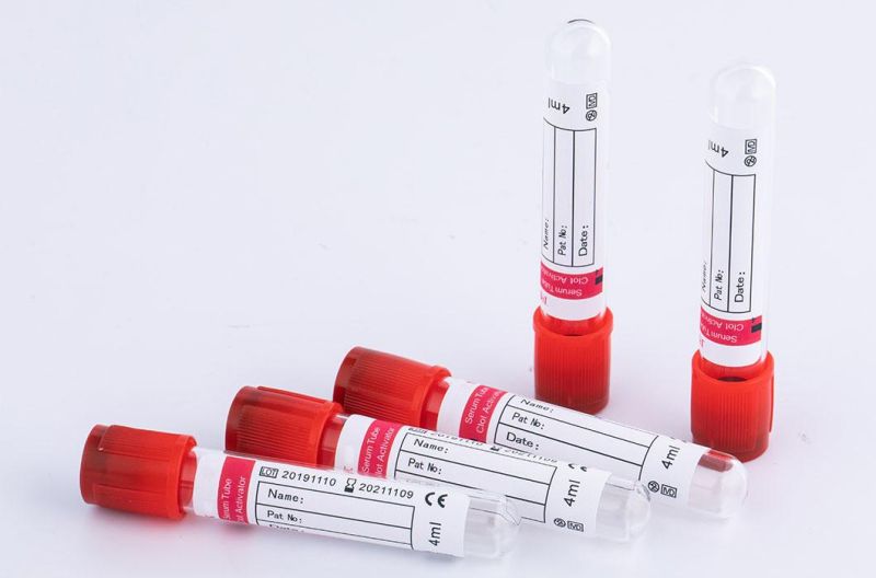 Blood Collection Tubes Clot Activator Tube (Clot Activator) Red Top