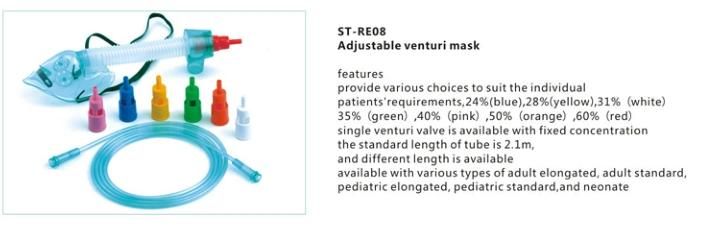 Disposable Adjustable Venturi Oxygen Mask