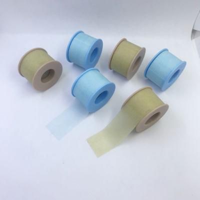 Kind Removal Medical Blue Silicone Gel Cross Texture Sensitive Tape for Eyelash Extension Breathable Micropore 1.25 *3.6