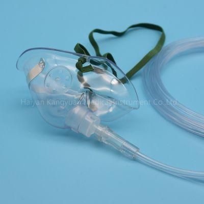 PVC Oxygen Mask for Single Use China Manufacturer Medical Supplies Medical Oxygen Mask Portable
