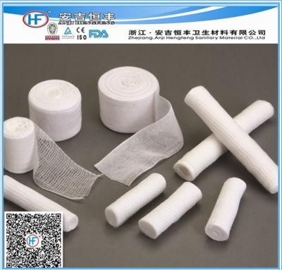 Mdr CE Approved Promotion Various Cotton Disposable Safety Bandage with Woven Sides