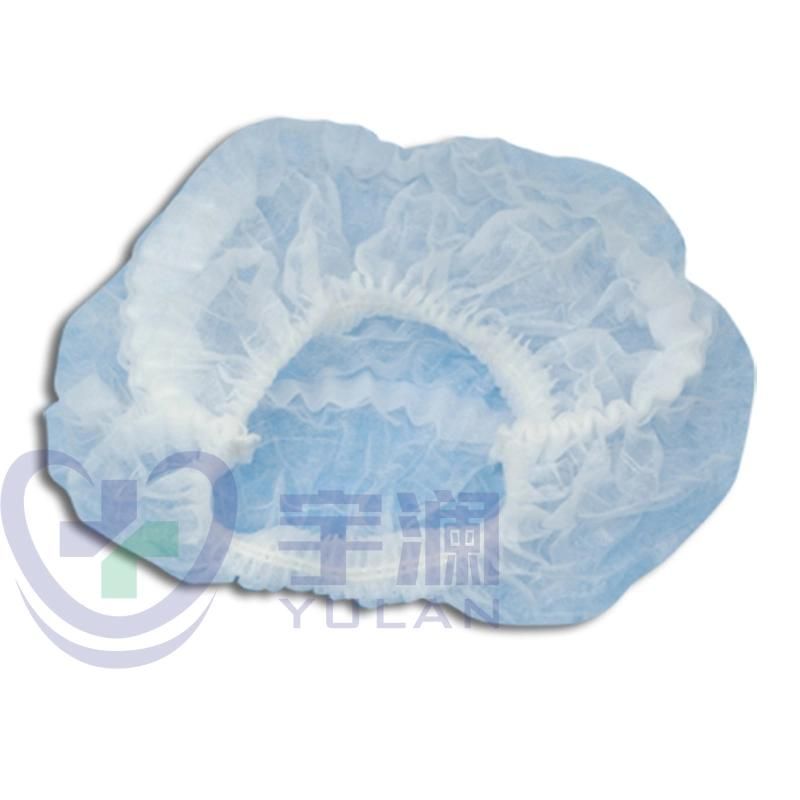 Disposable Non-Woven Clip Cap Mob Cap Bouffant Cap