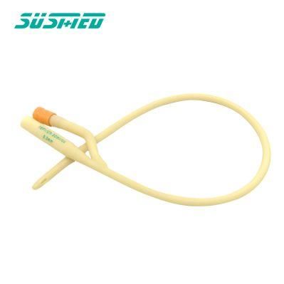 Medical Disposable Latex Foley Catheter/Urinary Catheter with Different Sizes