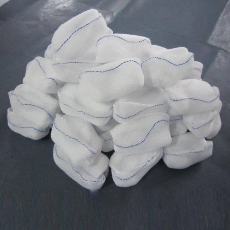 High Quality Absorbent Soft Medical Cotton Gauze Ball Cotton Ball with X-ray