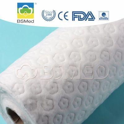 Absorbent Medical Embossed Cotton Roll for Multiple Purpose
