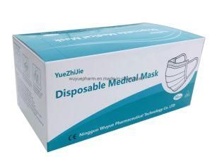 Wholesale Price Disposable Earloop 3 Ply Medical Surgical Mask for Protection with Ce Certificate