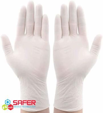 Malaysia Medical Disposable Latex Examination Glove with Powder Free