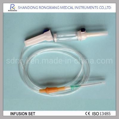 Disposable Medical Infusion Set with Luer Lock Needle