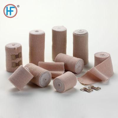 High Elastic Bandage Wrap-Durable Compression Bandage with Clips CE Approval