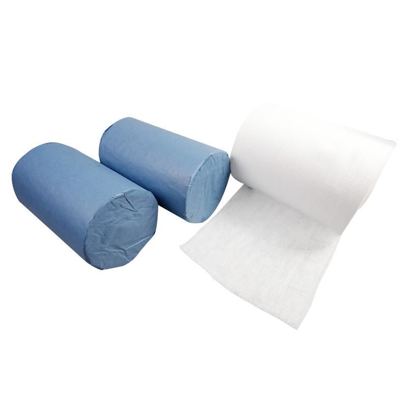 100% Cotton Medical Absorbent Gauze Roll Guaze Bandage China Medical Cotton Gauze Bandage, 100 Yard CE ISO Approved