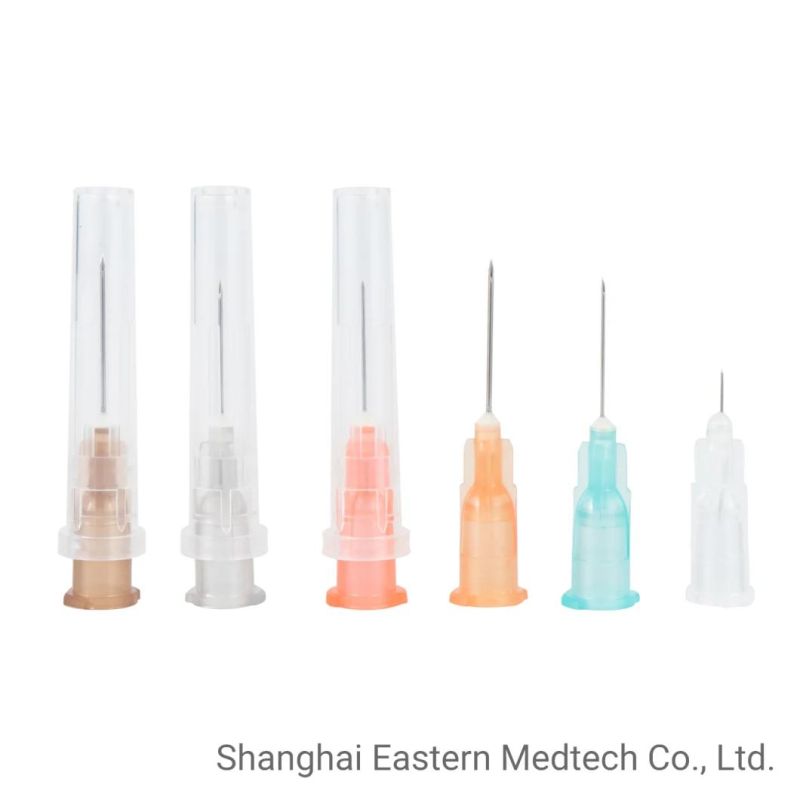 Full Range Customized ISO Standard Luer Lock Syringe Use Hypodermic Injection Needle