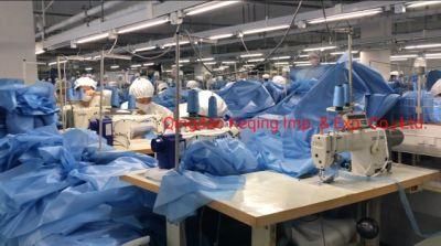 Surgical Gown SMS 45GSM CE Approved Eo Sterile for Hospital Use