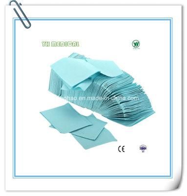 Disposable Dental Napkin with Fold Size in 12X17