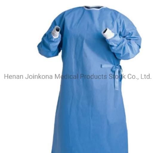 Medical Supplies 45g Sterial SMS Disposable Surgical Gown