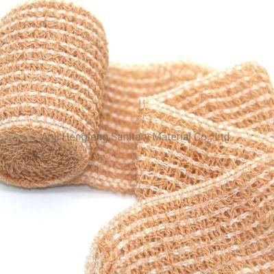 Skin Color Cotton Elastic Crepe Bandage with FDA, Ce