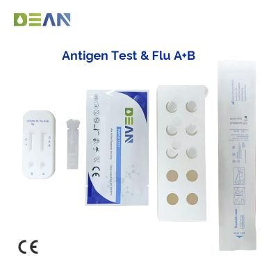 Dean Fast Test Kit Antigen Rapid Test Kit Both Usage for Virus and Flu a+B