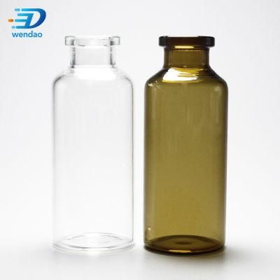 2ml 5ml 10ml 20ml Pharmaceutical and Cosmetic Transparent or Amber Tubular Glass Bottle Vial