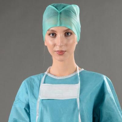 Green Surgical Cap Medical Hair Cap for Man &amp; Woman