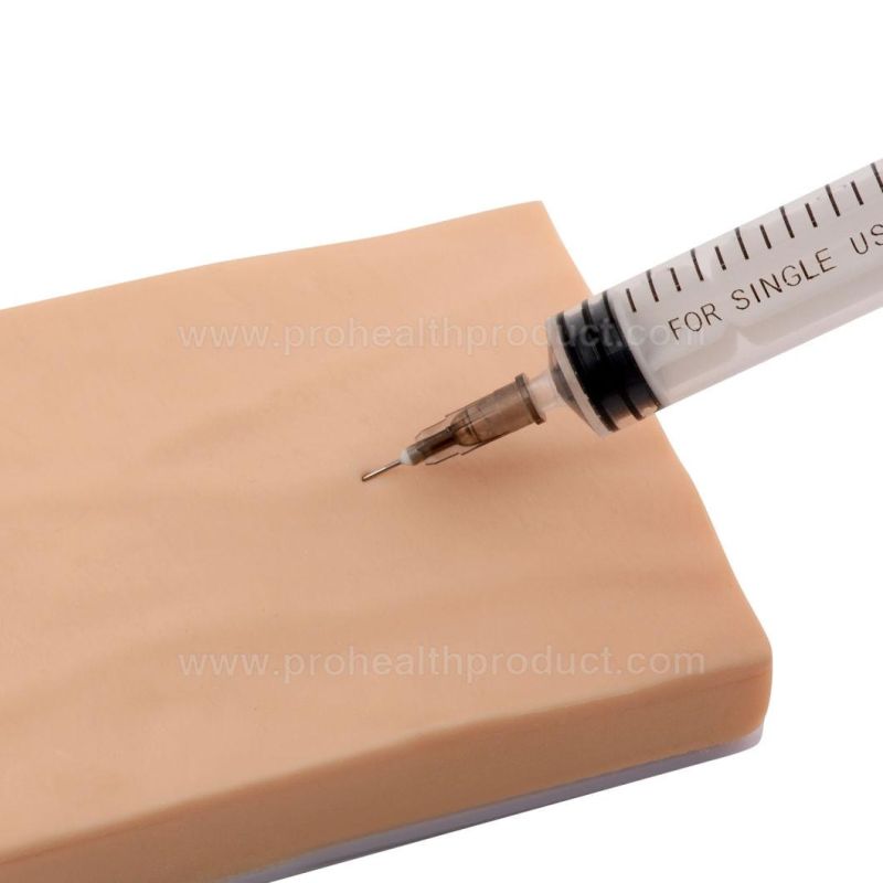 Human Simulation Silicone Skin IV injection Medical Teaching Pad